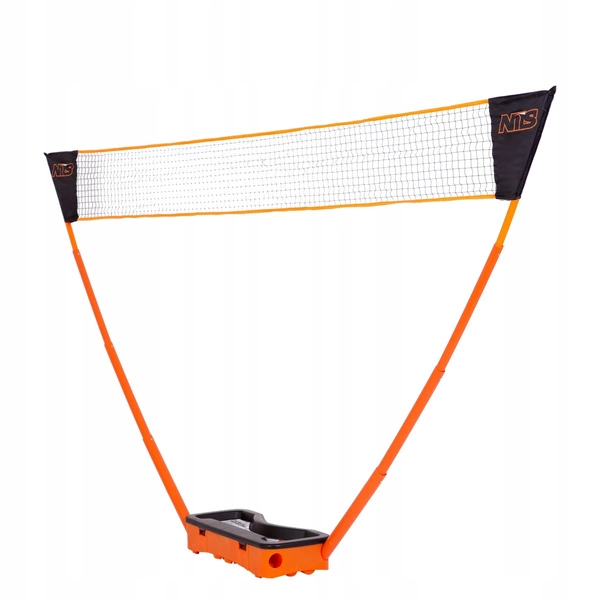 NILS zestaw do gry w badmintona siatka + rakietki + lotki + walizka