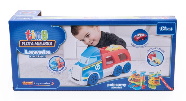 DUMEL Flota Miejska Tiny laweta z autkiem