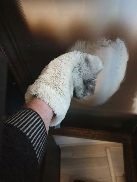 Raypath 141 Rękawica czyszcząca Biała M powierzchnie na Mokro z nanosrebrem ECO