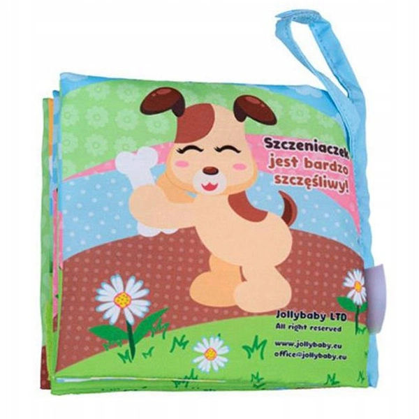 BALIBAZOO JOLLY BABY DZIEŃ SZCZENIAKA książeczka sensoryczna dla niemowląt