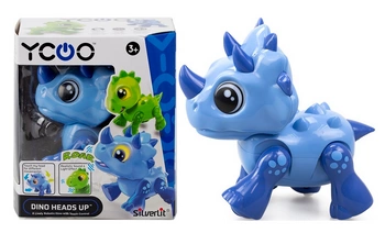 Silverlit Dino Heads Up triceratops Robot dinozaur zabawka interaktywna LED