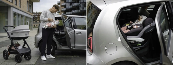 BESAFE IZI TRANSFER Nosidełko Chusta niebieski 9kg