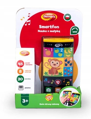 DUMEL telefon smartfon edukacyjny pianinko mówi po polsku