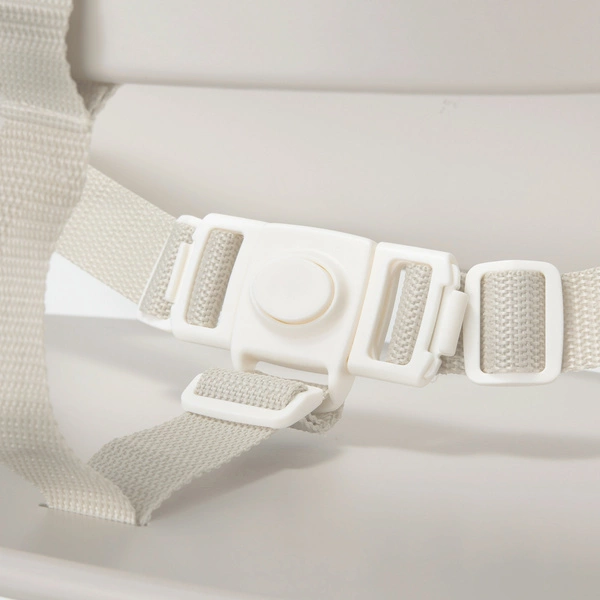 Kinderkraft ENOCK Krzesełko do karmienia drewniane beżowe