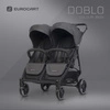 EURO-CART wózek bliźniaczy DOBLO podwójny 2 pokrowce + folia do 22kg
