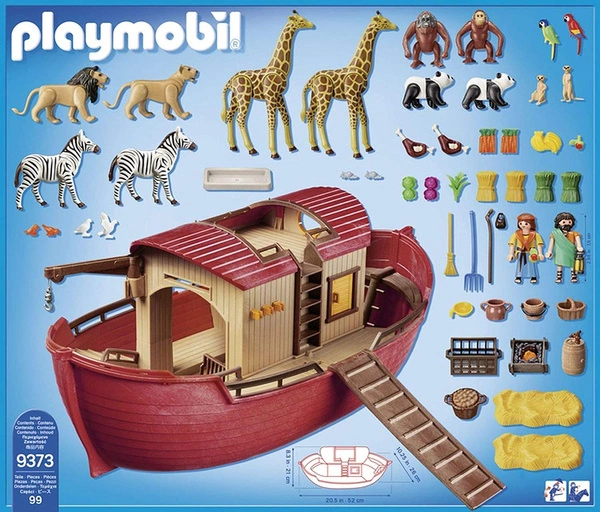 Playmobil Duża Arka Noego pływa 52cm 9373