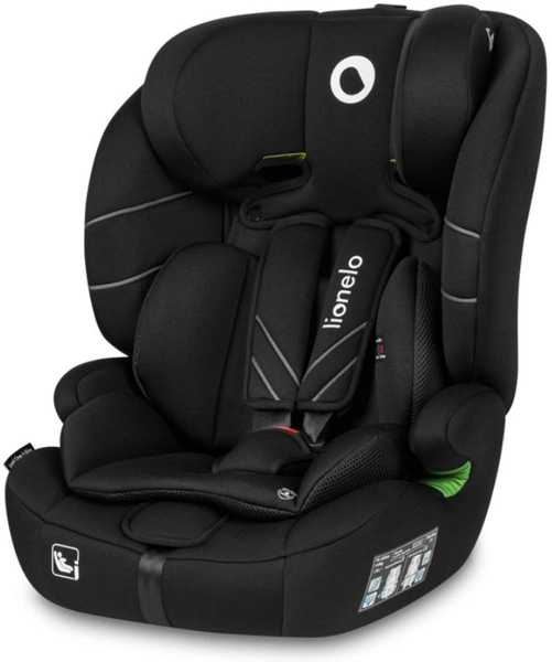 Fotelik samochodowy 76-150cm szerokie siedzisko 9-36kg Lionelo LEVI I-SIZE