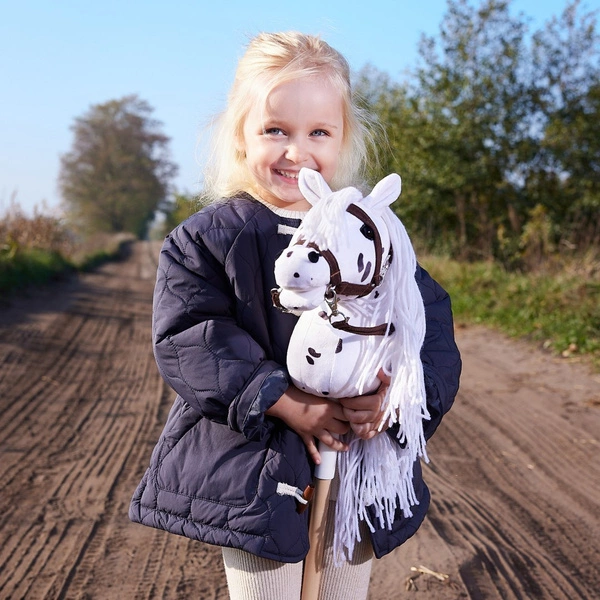 Hobby Horse A4 Koń na kiju Hoppihorse z lejcami akcesoria w zestawie