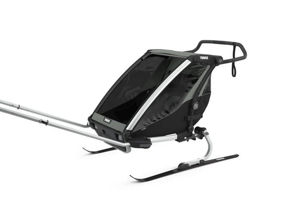 Przyczepka rowerowa dla dziecka - THULE Chariot Lite 2 - Agave-Black