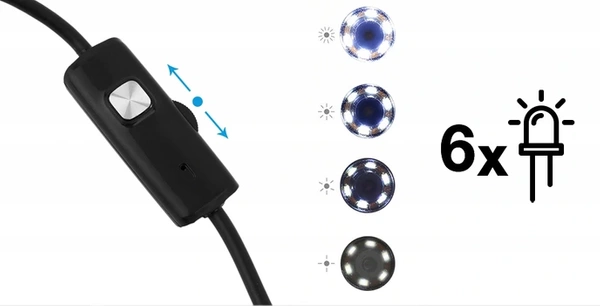 Endoskop Kamera Inspekcyjna 5M ANDROID USB-C HARD