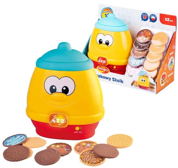 DUMEL CIASTECZKOWY SŁOICZEK Interaktywna Zabawka EDUKACYJNA 12m+
