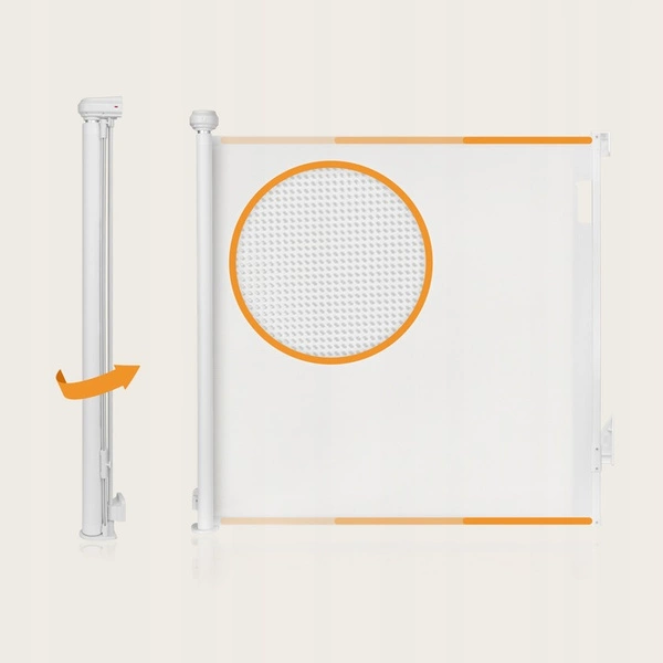 Barierka zabezpieczająca Lionelo Thea bramka ochronna na drzwi schody 140cm