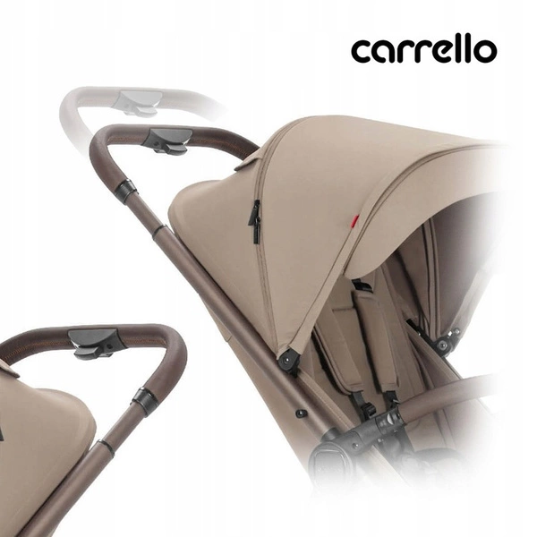 Carrello Bravo M Lite lekki wózek spacerowy o świetnej amortyzacji