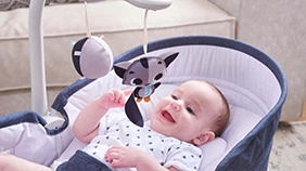 TINY LOVE Wielofunkcyjny leżaczek-bujaczek z funkcją krzesełka 3w1 - Grey