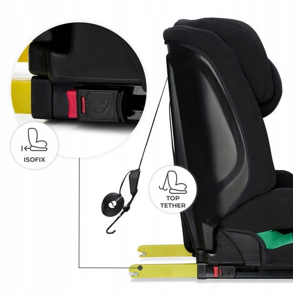 Fotelik samochodowy 76-150 cm 9-36 kg ISOFIX SAFETY-FIX i-Size Kinderkraft