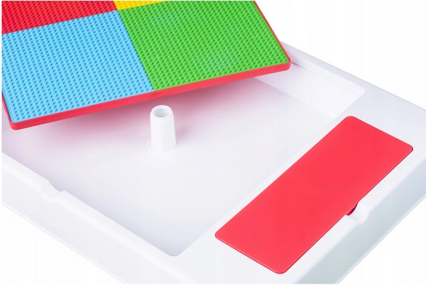 TEGGI TEGA Stolik Blat Do Klocków + 2 krzesełka multifun