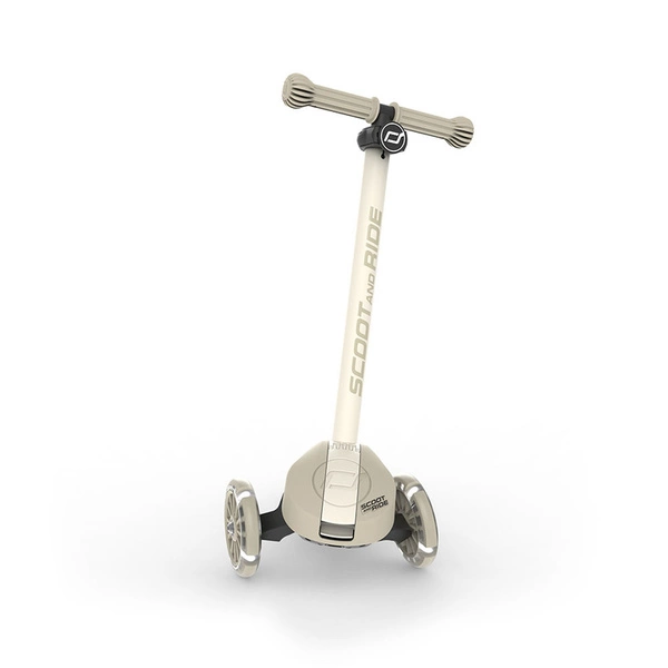 SCOOT AND RIDE HIGHWAYKICK 3S kołowa LED hulajnoga z systemem sterowania Ash