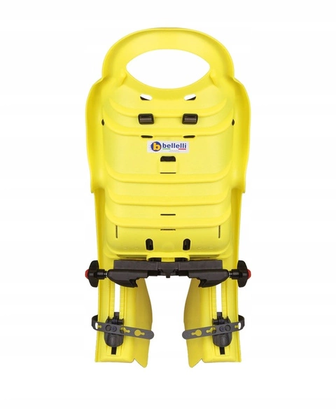 BELLELLI Mr Fox clamp fotelik rowerowy bagażnik HI-VIZ