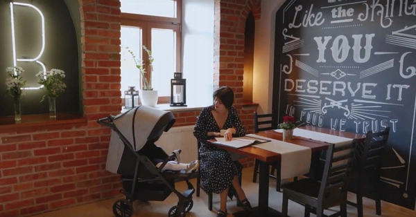 NOWY Wózek spacerowy 4BABY MOODY XXII lekki składany do 22 kg