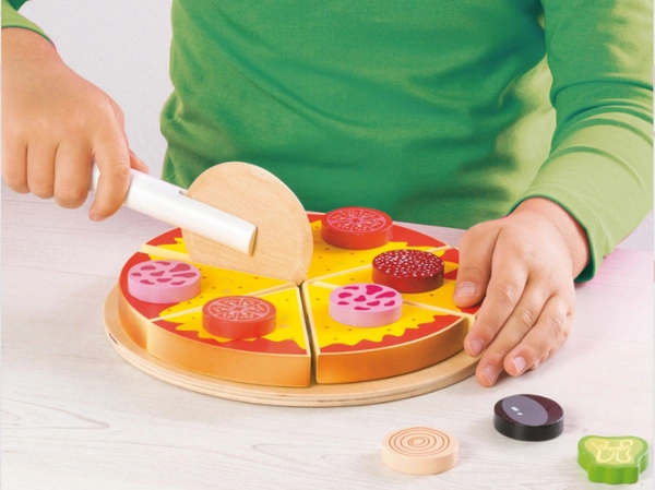 EICHORN Drewniana Pizza do Krojenia Dodatki 3730