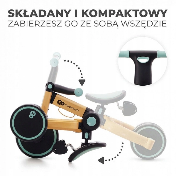 Rowerek biegowy 2 lata 3w1 Kinderkraft 4Trike