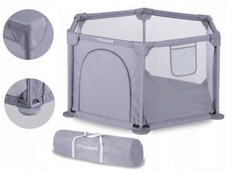 Kojec plac zabaw Kidwell FANKO Gray 120x120 cm