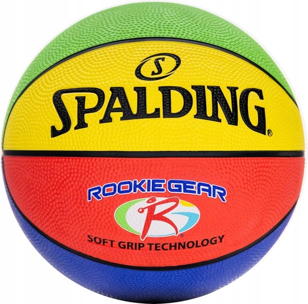 SPALDING ROOKIE Gear multikolor JUNIOR 5 Piłka do koszykówki