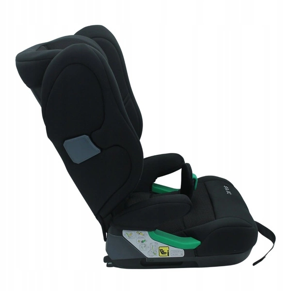 Fotelik samochodowy SORINO CERES Isofix I-SIZE 15-36kg 100-150 cm czarny