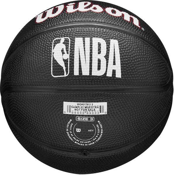 WILSON NBA Philadelphia 76ers Black 3 Mini Piłka do koszykówki