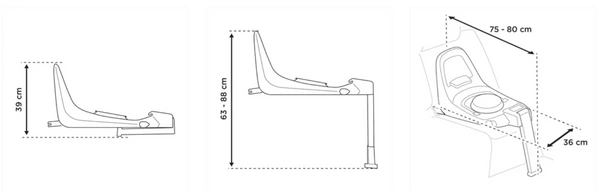 THULE ALFI Baza obrotowa do fotelika samochodowego Maple i Elm ISOFIX