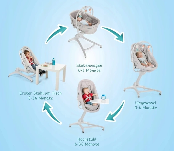 CHICCO BABY HUG AIR Leżaczek krzesełko kołyska