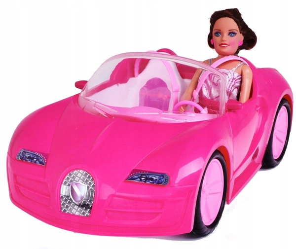 HH AUTO DLA LALKI MAŁA CELEBRYTKA W SAMOCHODZIE