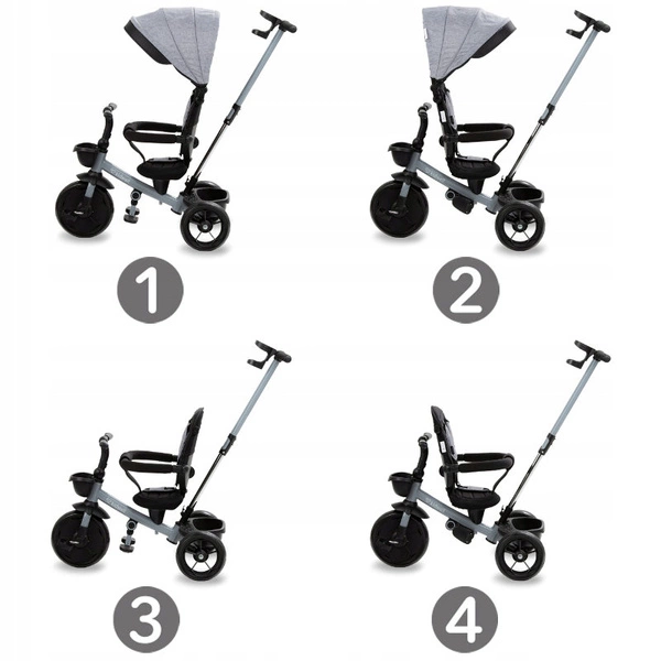 Rowerek trójkołowy Kidwell AXEL Składany Obracany