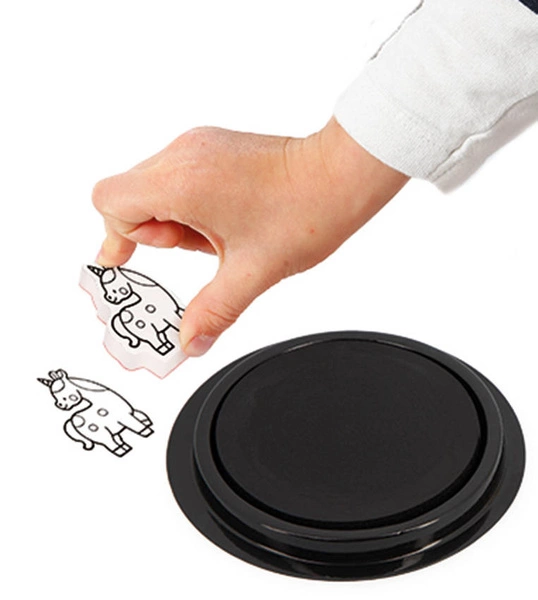 Janod - Zestaw kreatywny Stempelki Jednorożce 3+