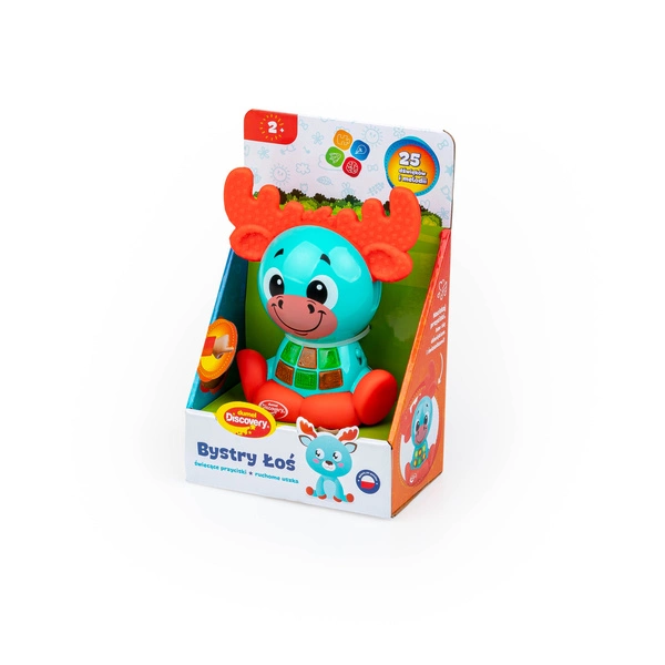 DUMEL Interaktywny BYSTRY ŁOŚ Edukacyjny literki Cyferki ŚPIEWA