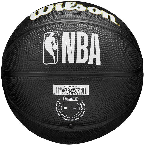 WILSON Golden State Warriors Black 3 Mini Piłka do koszykówki