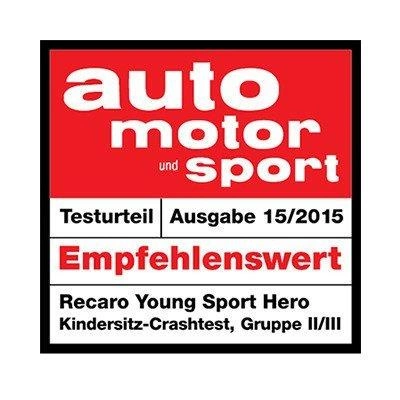 RECARO Young Sport Hero Ruby fotelik samochodowy 9-36kg