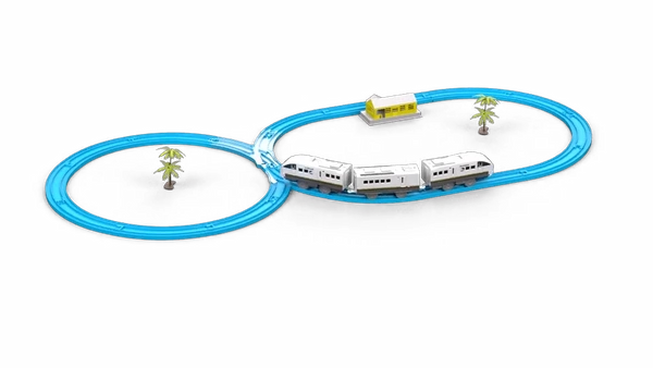 DUMICA kolejka pociąg zestaw 22 el. Basic Train Set B1-K