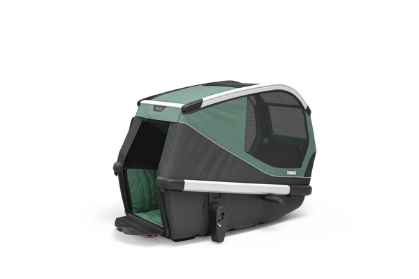 Przyczepka rowerowa dla psa - Thule Bexey M do 35 kg - Haze green