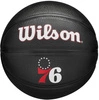 WILSON NBA Philadelphia 76ers Black 3 Mini Piłka do koszykówki