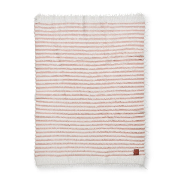 Elodie Details - Kocyk Furry Knit - Faded Rose