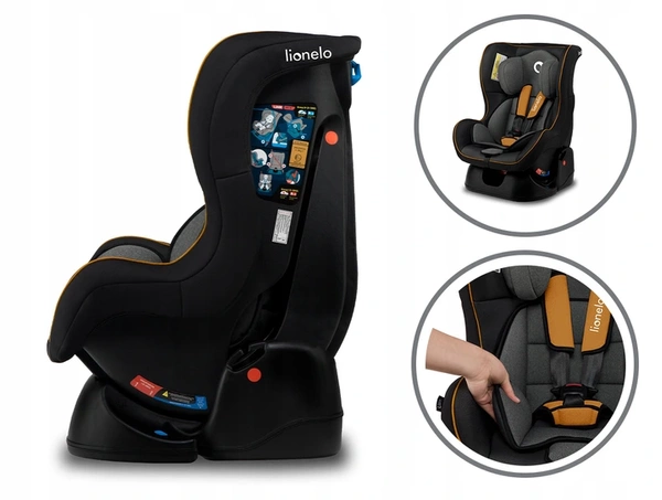 LIONELO LIAM Fotelik samochodowy 0-18 kg regulacja