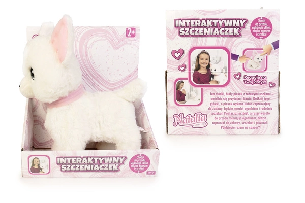 Chodzący Piesek Interaktywny Natalia Artyk Dźwięki reaguje na dotyk