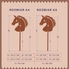 Hobby Horse A4 Koń na kiju Hoppihorse z lejcami akcesoria w zestawie