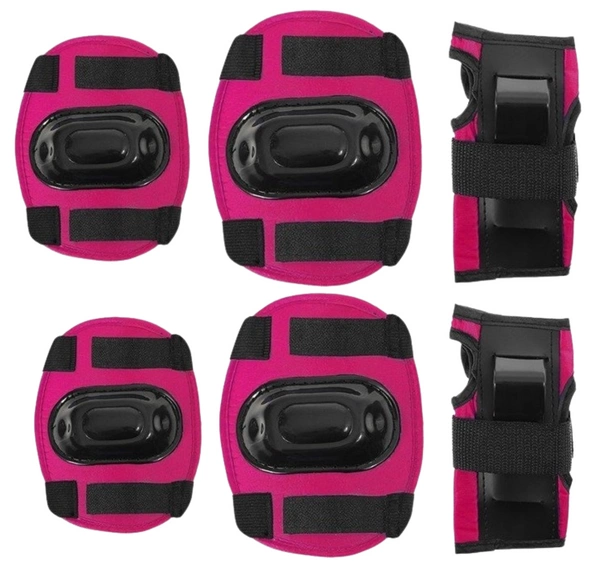 NILS Zestaw Ochraniaczy na rolki 6 sztuk: kolana + łokcie + nadgarstki w rozmiarze L