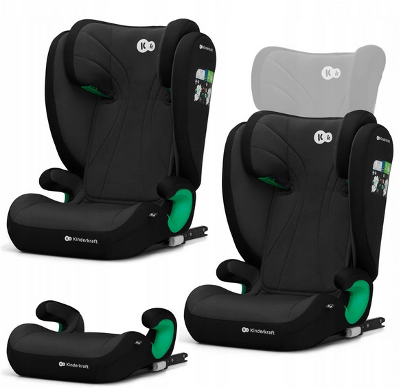 Kinderkraft Junior Fix 2 Fotelik samochodowy 100-150 i-Size 15-36 kg isofix