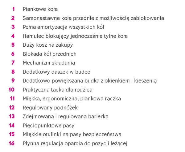 BABY DESIGN Wózek Spacerowy MINI Spacerówka LEKKI