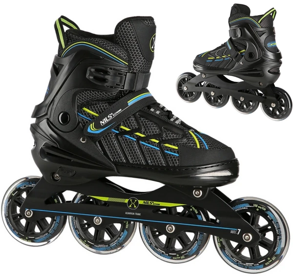 NILS regulowane rolki kauczuk rozmiar XL 43-45