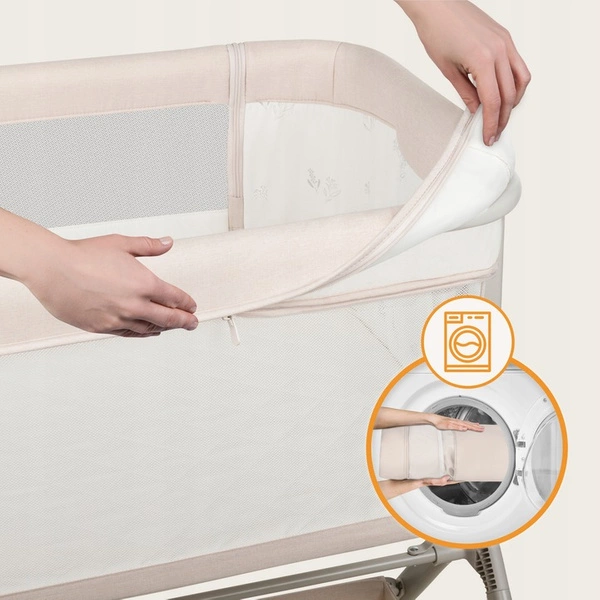 LIONELO LEONIE PLUS 3w1 Łóżeczko dostawne kołyska niemowlęce