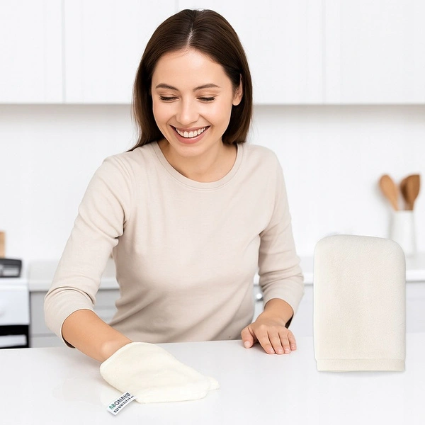 Raypath 141 Rękawica czyszcząca Biała M powierzchnie na Mokro z nanosrebrem ECO